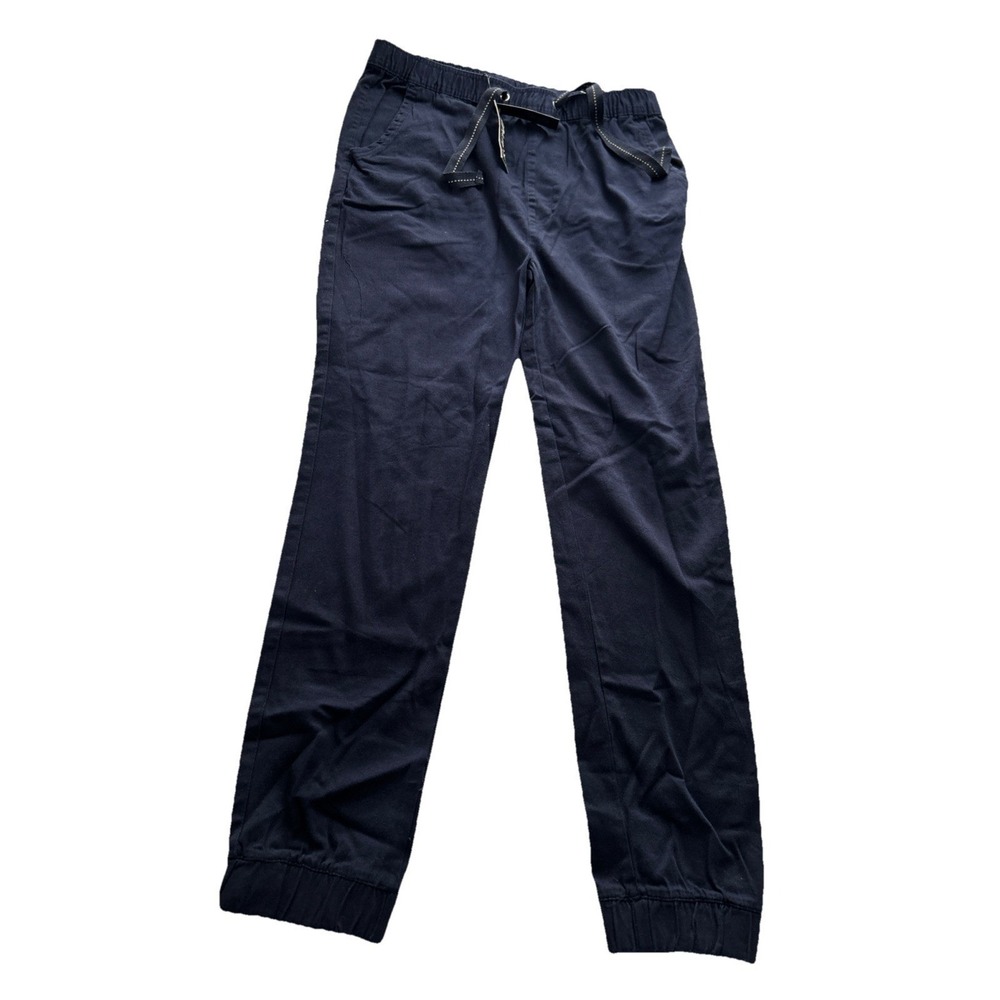 Galaxy by Harvic Mens Slim Fit Joggers Navy Blue MJP-601NV 32x29 Medium NWT